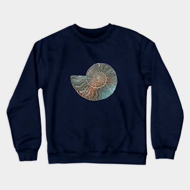 fossils and corals Crewneck Sweatshirt by Pacesyte